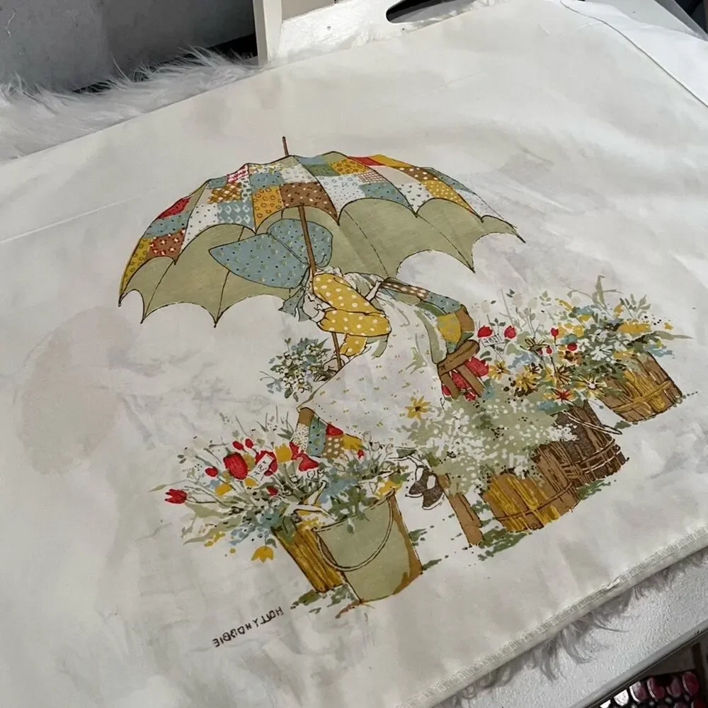 NEW Springmaid Holly Hobby Vintage 70s Double Sided Standard Pillowcase MINT - Picture 5 of 16